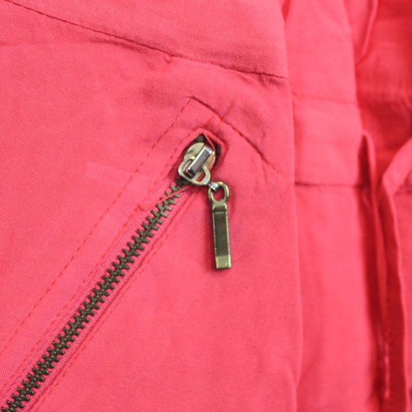 Trendy Size 40 Coral Drawstring Waist Dress - Picture 14 of 16